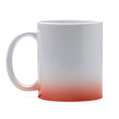 White sublimation mug - colored base